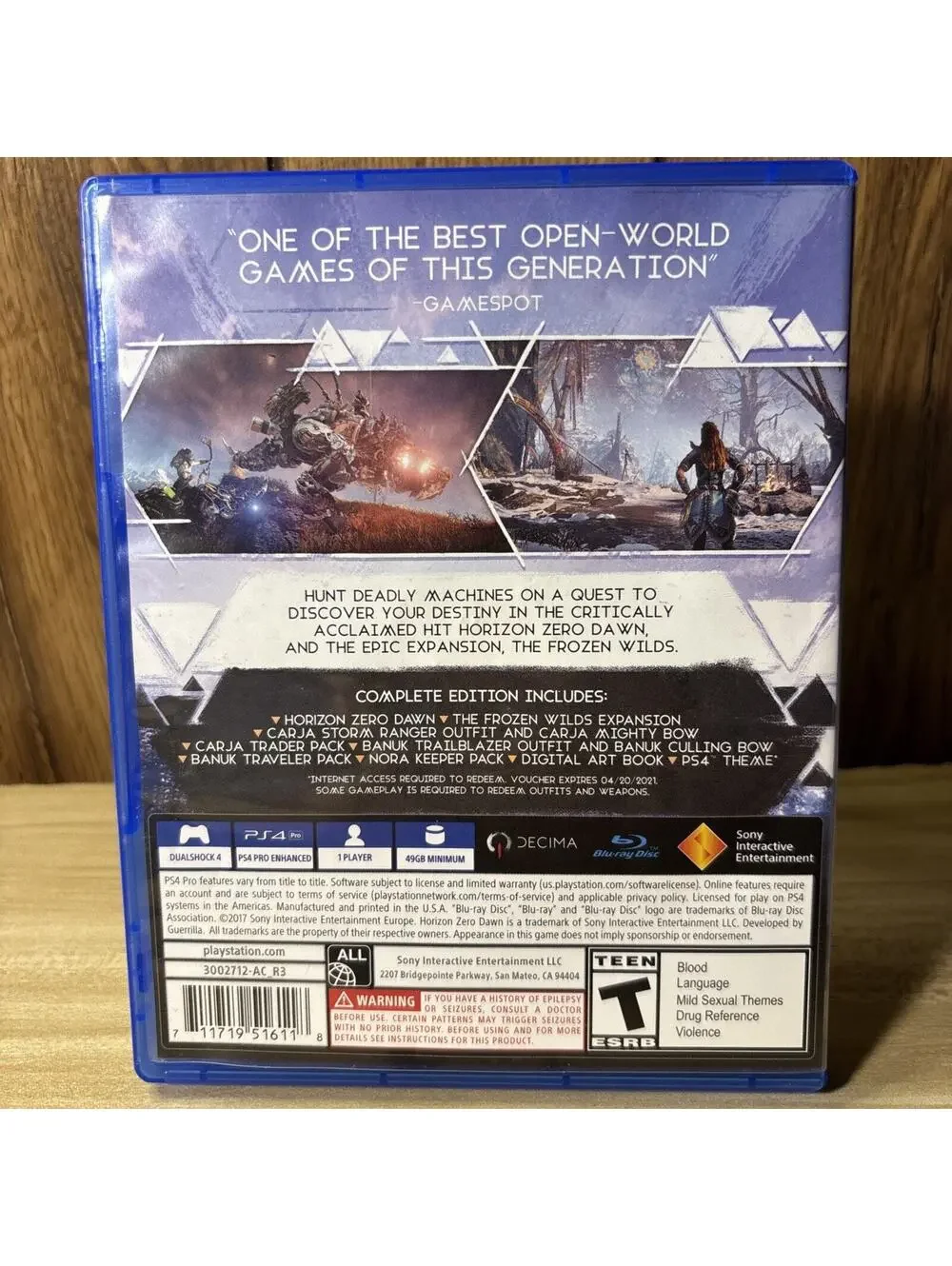 Horizon Zero Dawn Complete Edition PS4 Game